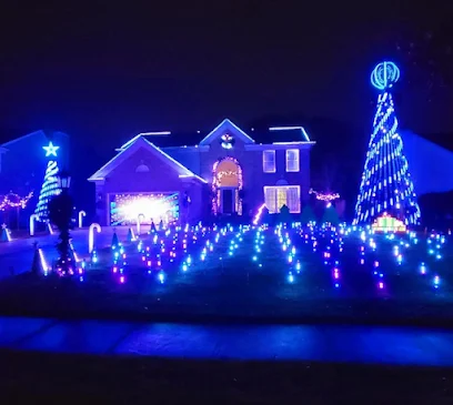 Lights on Acadia Drive
